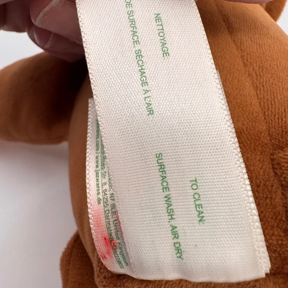 Cabbage Patch Kids Cuties Cow Plush Doll Brown Yellow Costume Green‎ Eyes